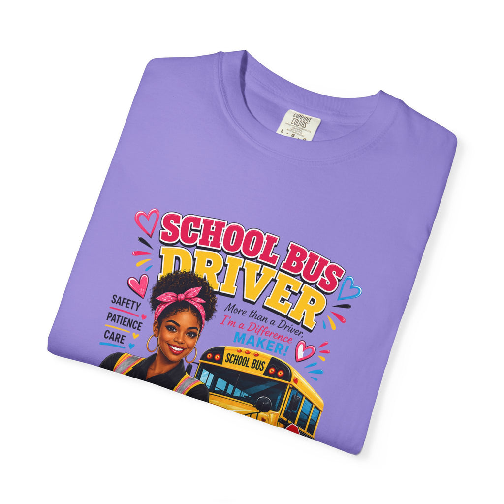 School Bus Driver T-Shirt — "I Drive the Future One Child at a Time"