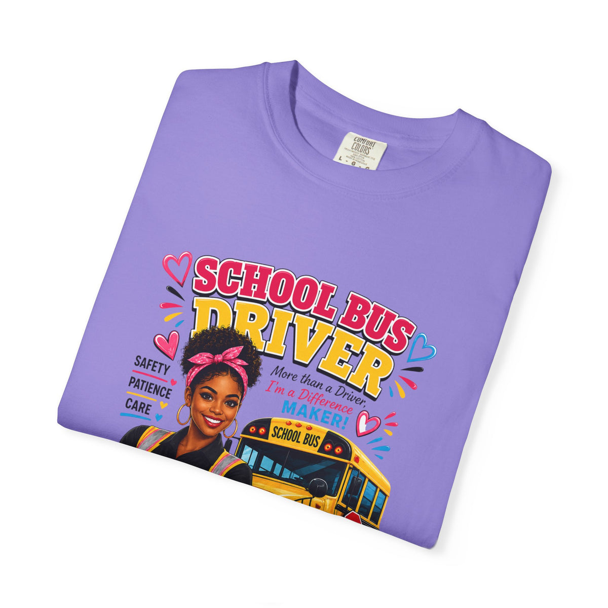 School Bus Driver T-Shirt — "I Drive the Future One Child at a Time"