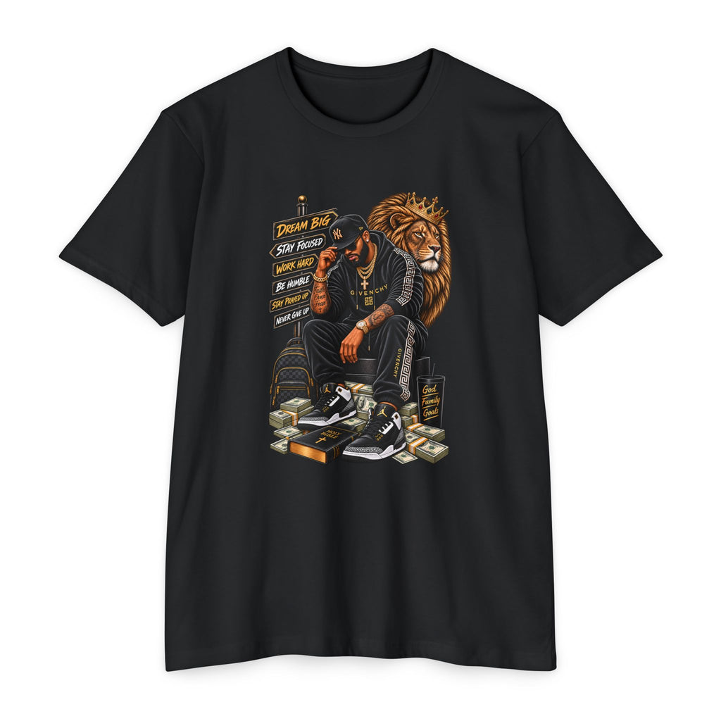 Boss King Graphic T-Shirt — Urban Lion Hustle Streetwear