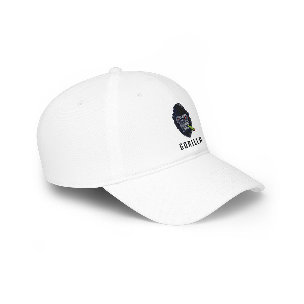 Gorilla Smoke Red Low-Profile Baseball Cap