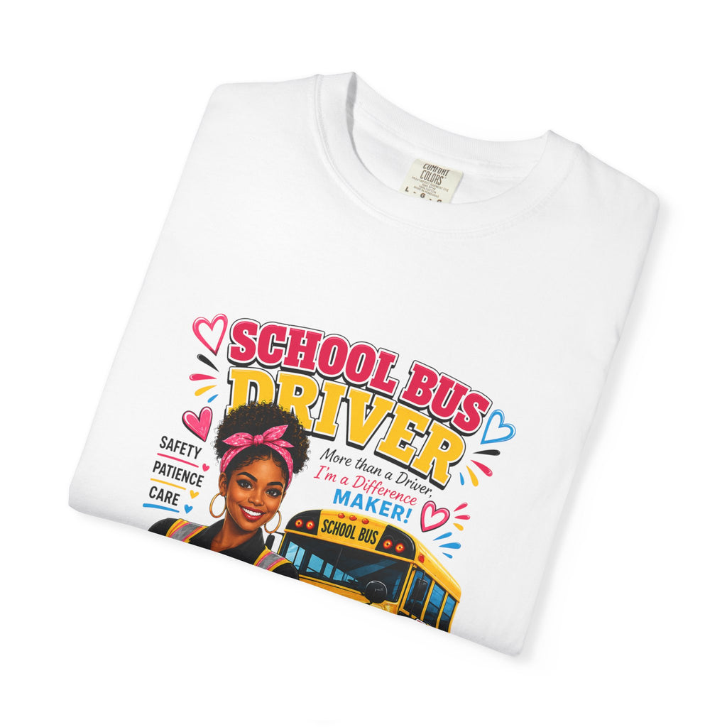 School Bus Driver T-Shirt — "I Drive the Future One Child at a Time"