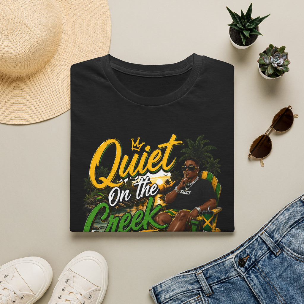 Quiet on the Creek T-Shirt — Relaxed Summer Lake Vibes Graphic Tee