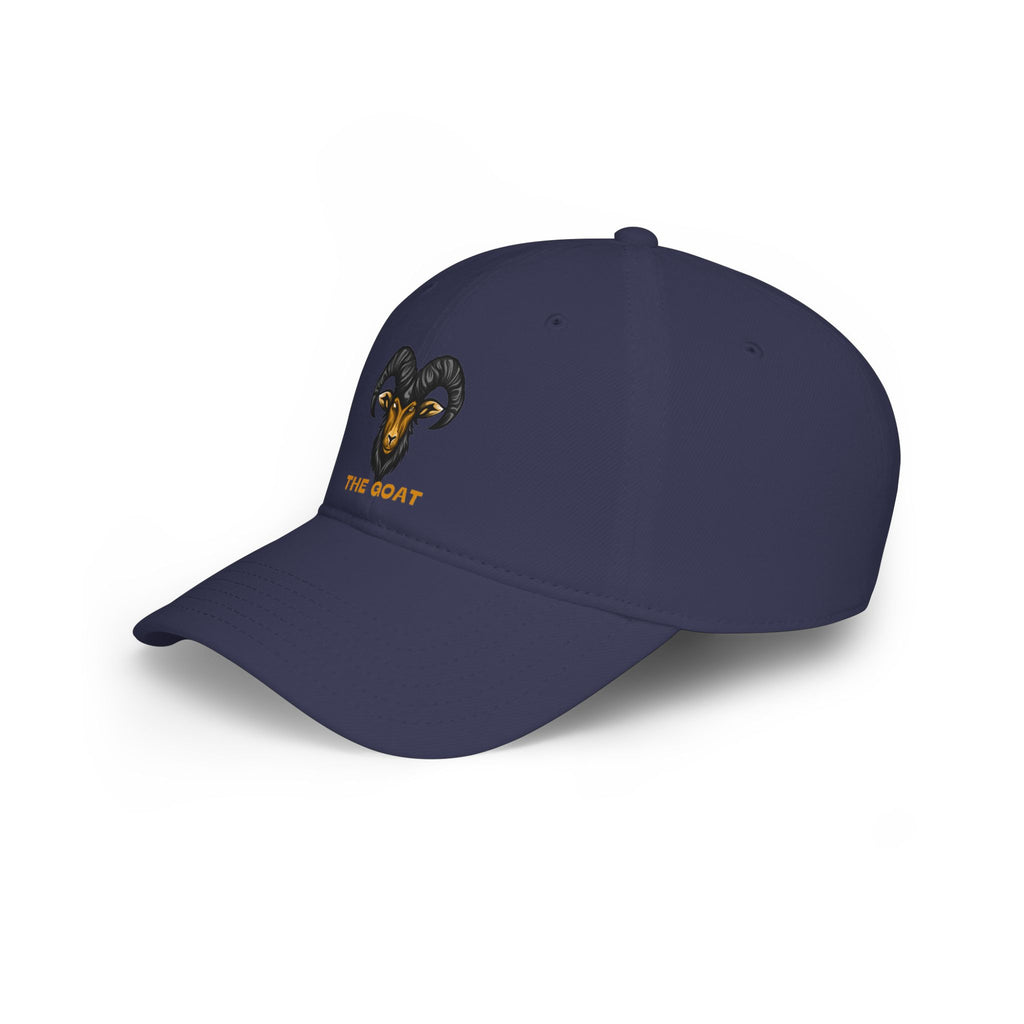 The GOAT Embroidered Low-Profile Baseball Cap