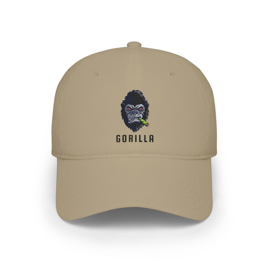 Gorilla Smoke Red Low-Profile Baseball Cap