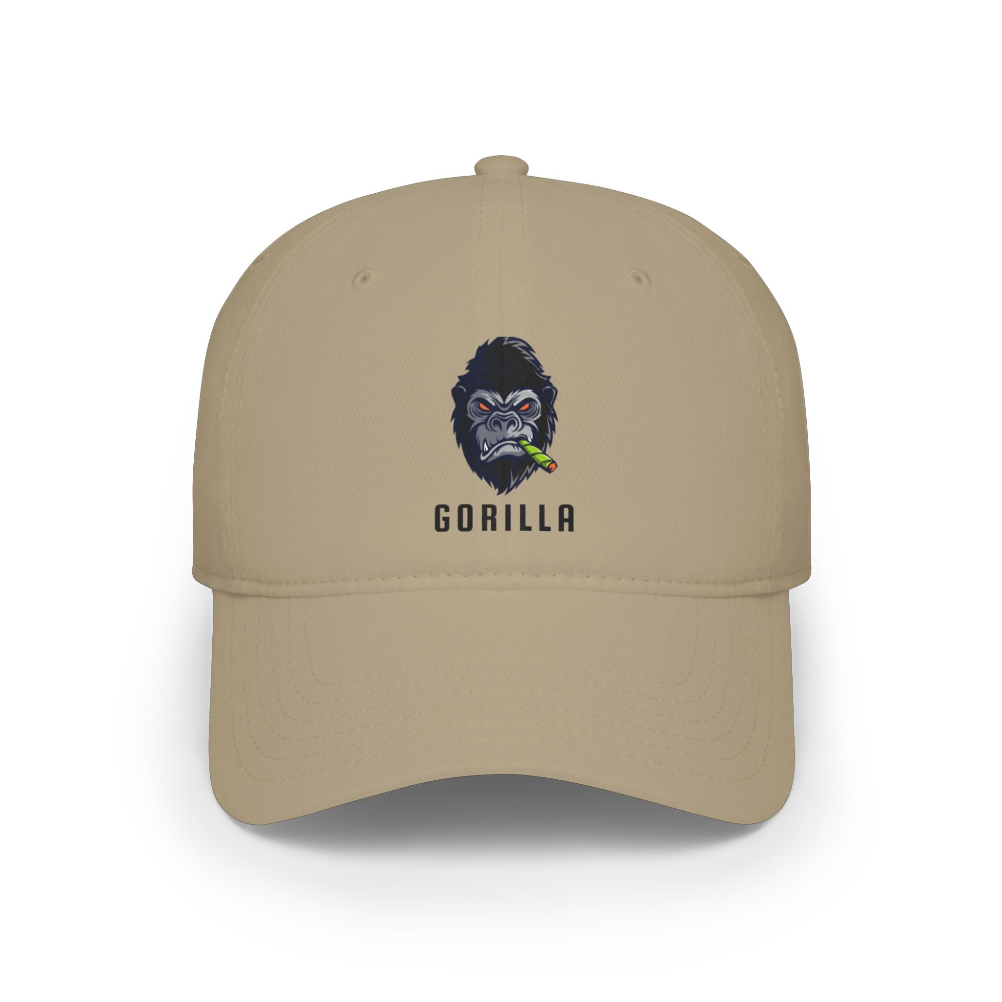 Gorilla Smoke Red Low-Profile Baseball Cap