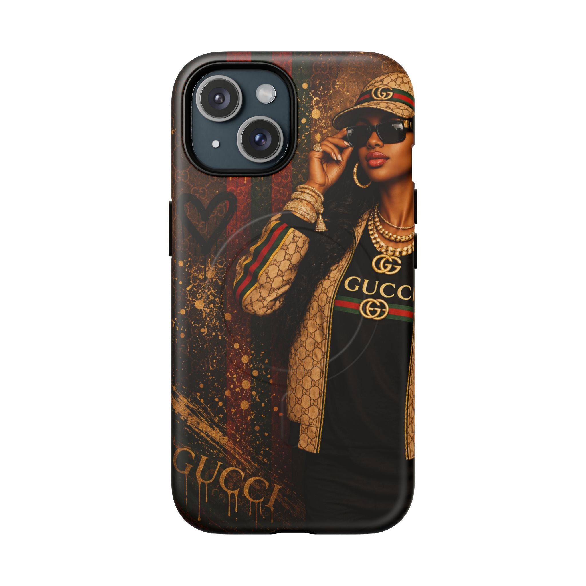 Phone Case — Luxury Street Style Gucci Design Tough Magnetic Case