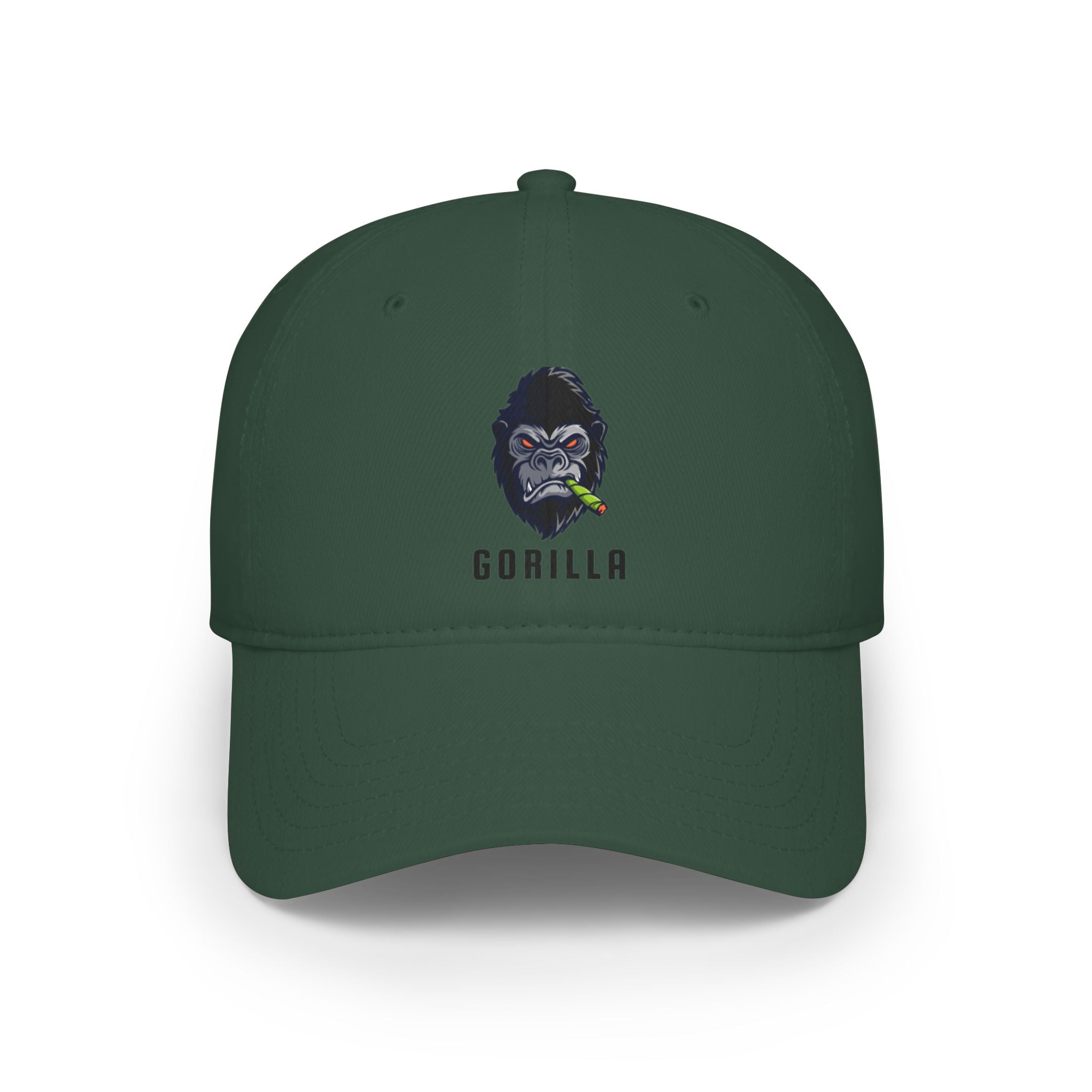 Gorilla Smoke Red Low-Profile Baseball Cap