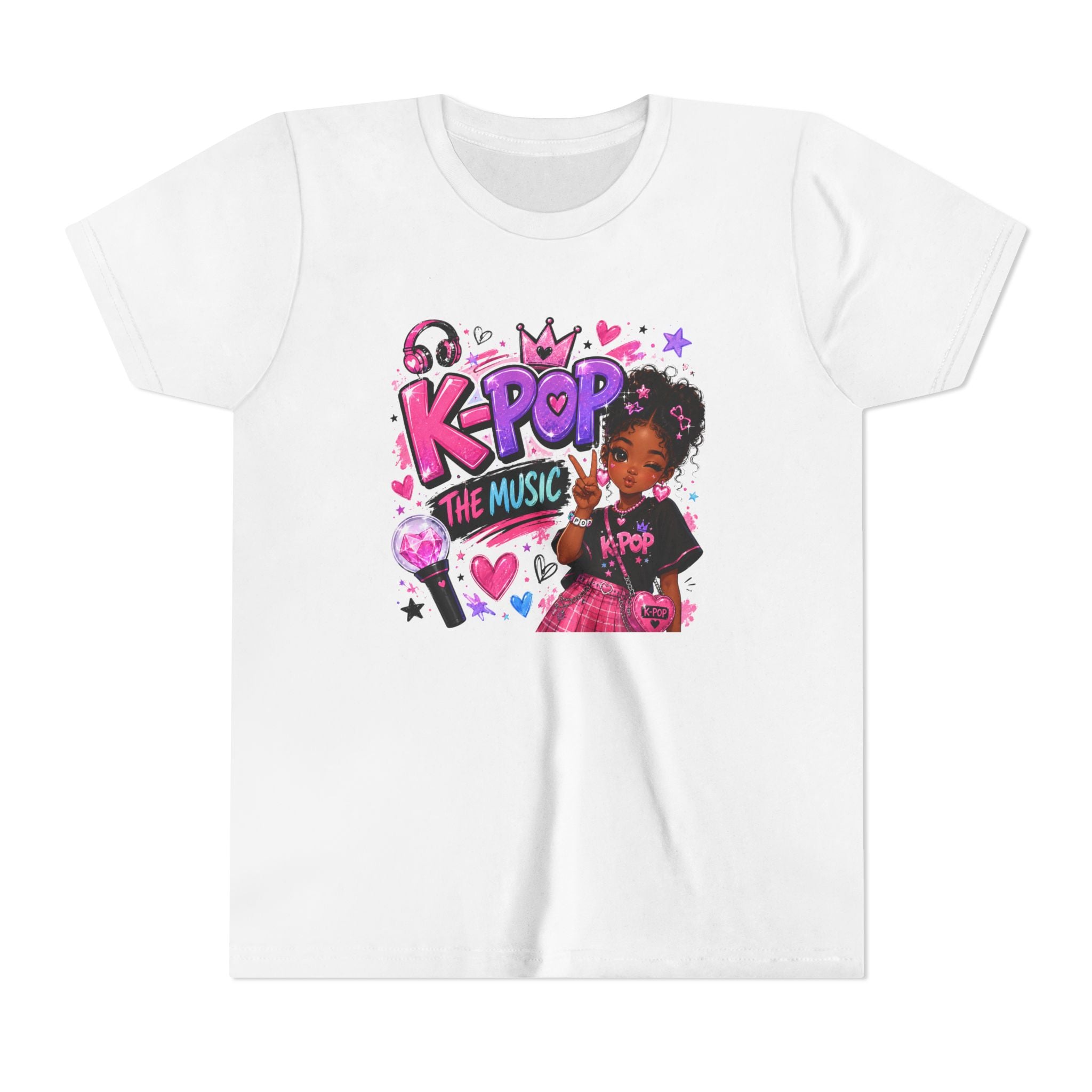 K-Pop The Music Youth Tee — Cute Girl Fan Graphic Shirt