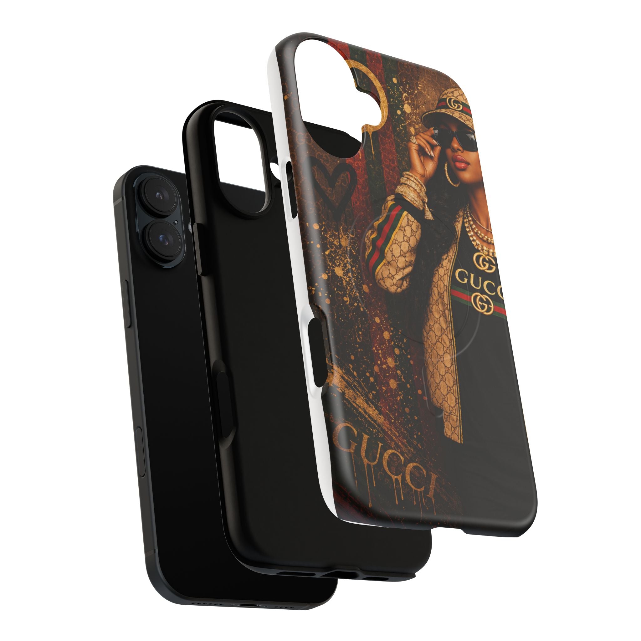Phone Case — Luxury Street Style Gucci Design Tough Magnetic Case