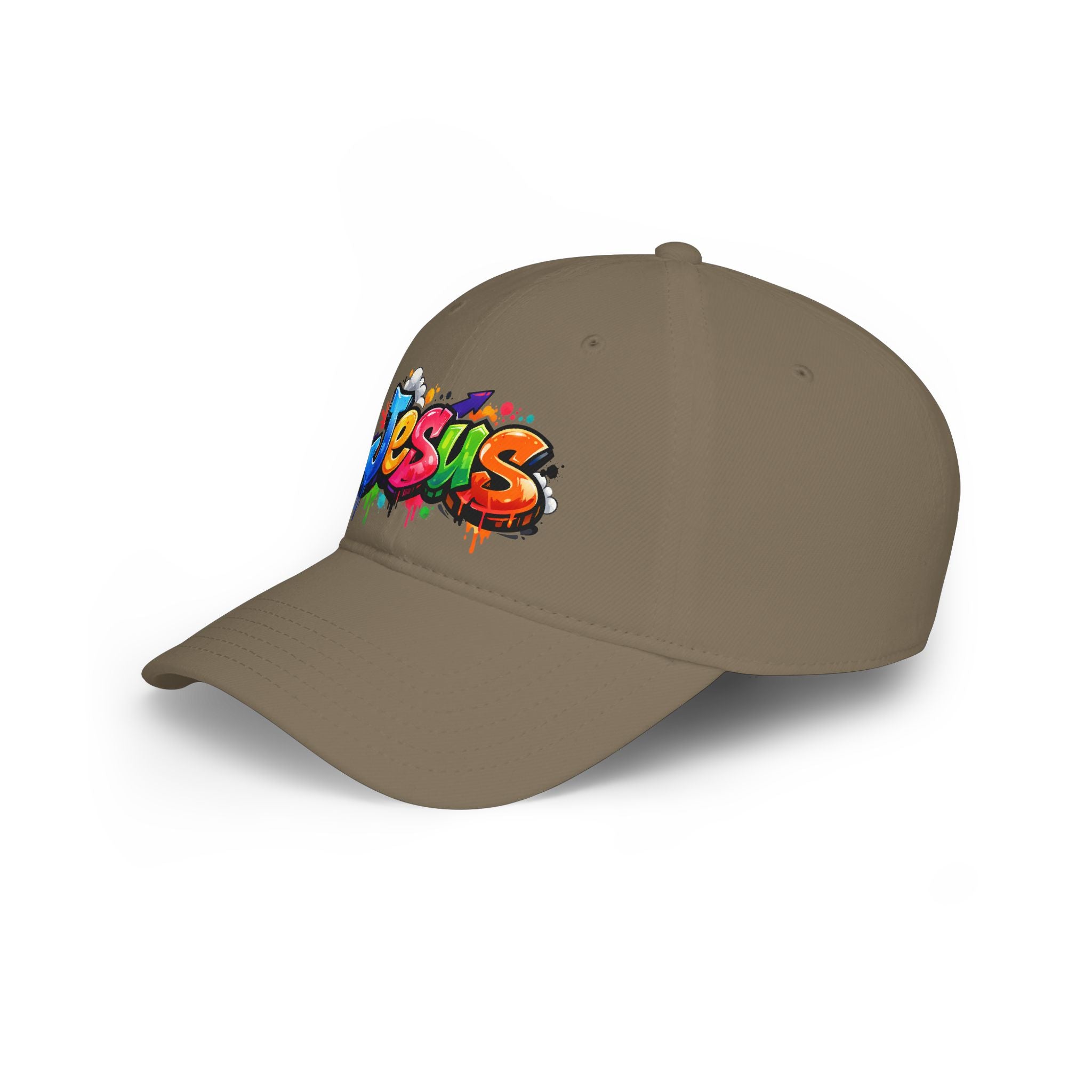 Graffiti Jesus Colorful Christian Hat Low Profile Baseball Cap