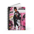 Spiral Notebook — 'Focus Believe Achieve' Pink Girl Back-to-School Composition Journal
