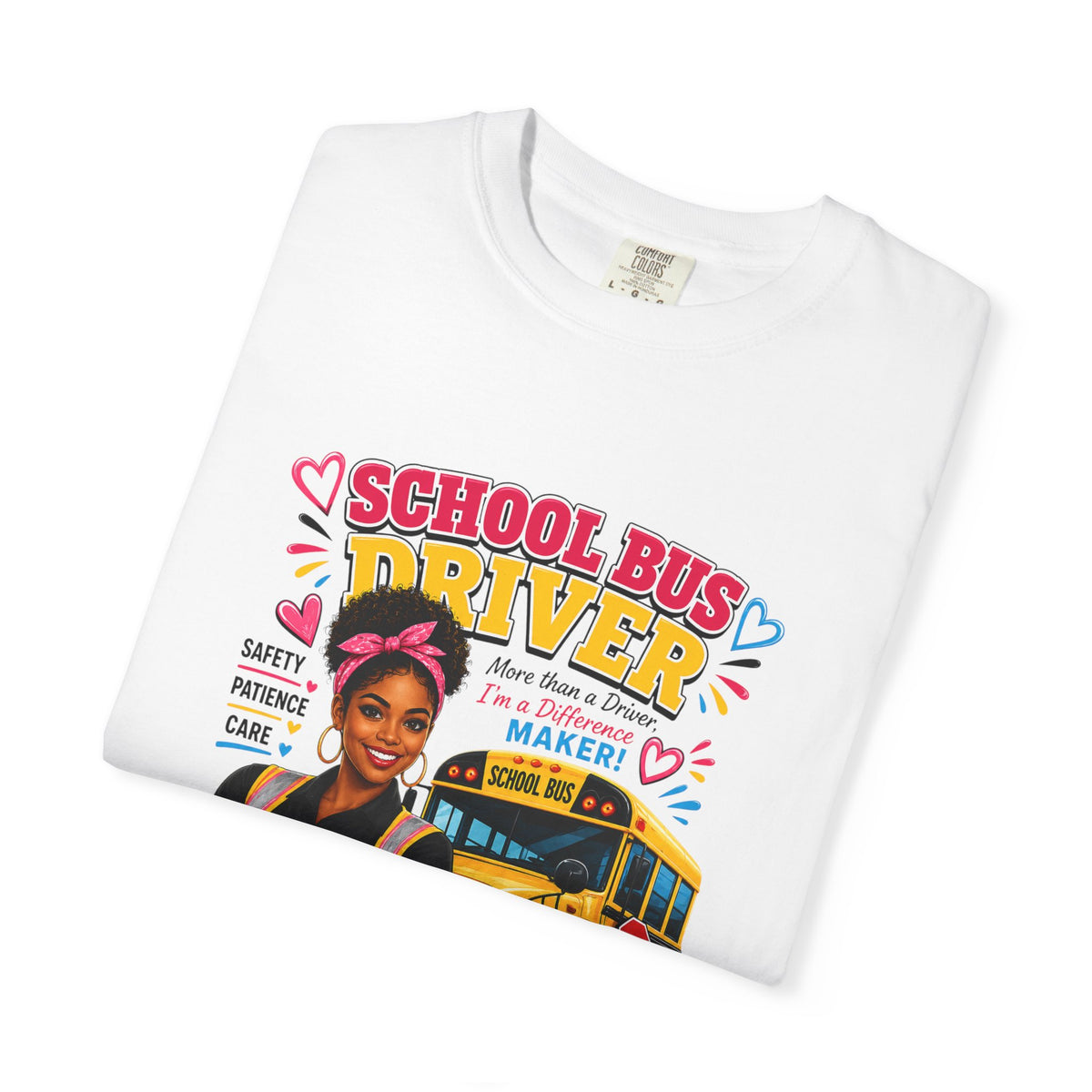 School Bus Driver T-Shirt — "I Drive the Future One Child at a Time"
