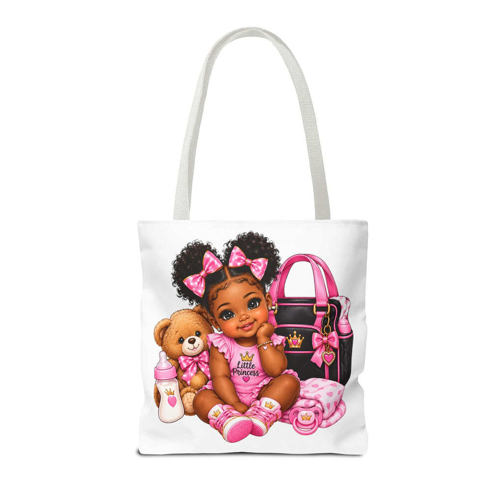 Baby Princess Pink Tote Bag - Cute Infant Girl Illustration Tote