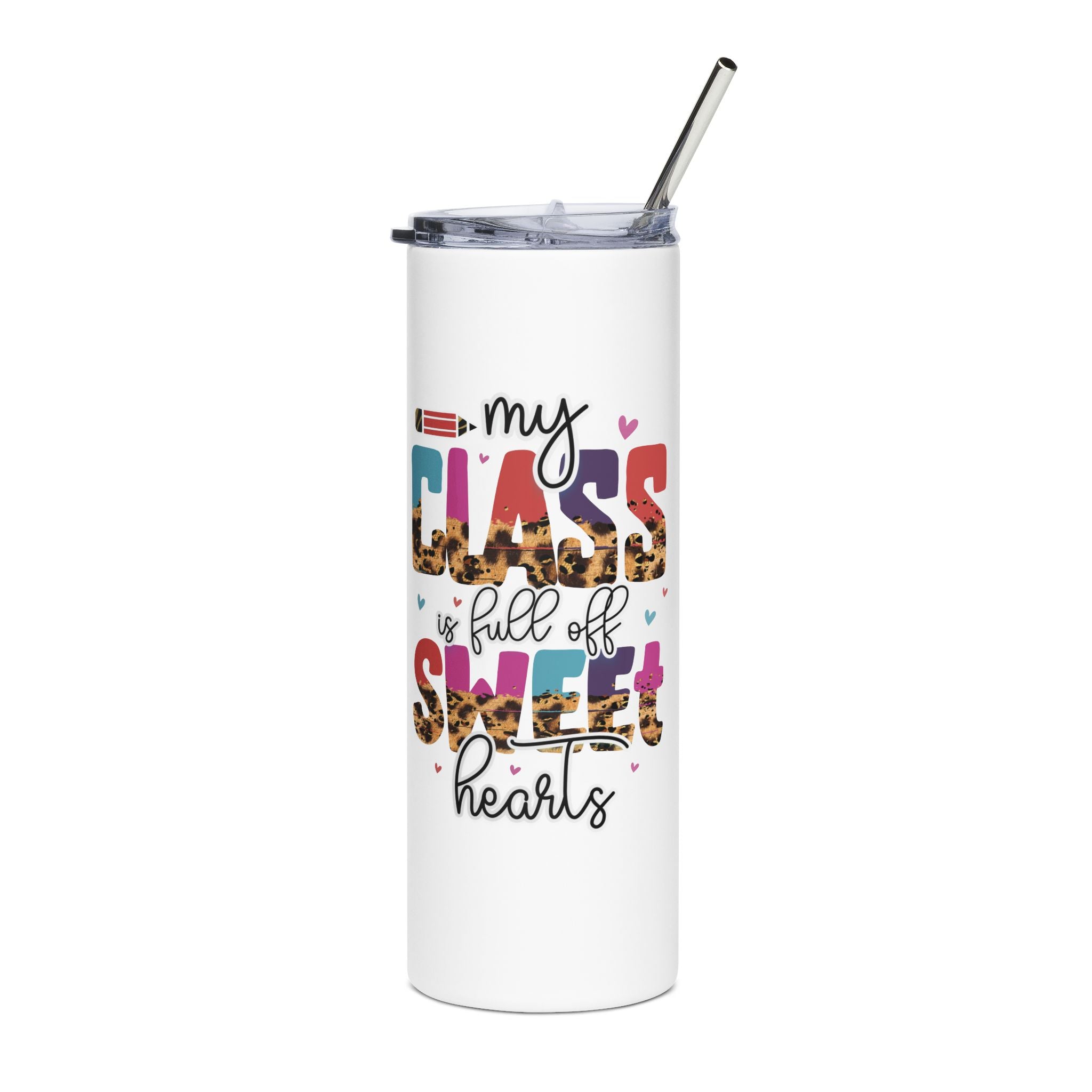 Teacher Appreciation 20oz Stainless Steel Tumbler — "Fuel for Educators" Travel Cup, Personalized Gift