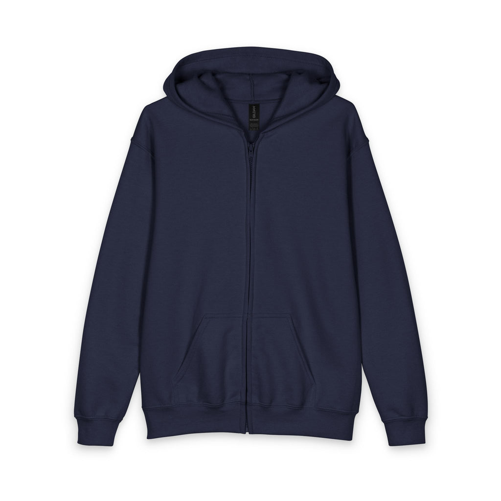 Youth Soccer Zip Hoodie — Eat, Sleep, Soccer Repeat Back Print