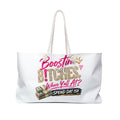 Boostin B!tches Where Y'all At? Weekender Bag | Money Stack Graphic