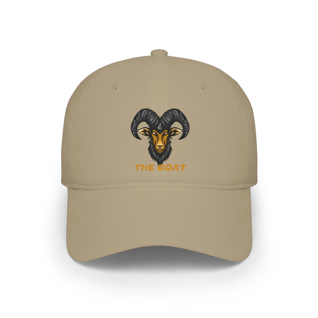 The GOAT Embroidered Low-Profile Baseball Cap