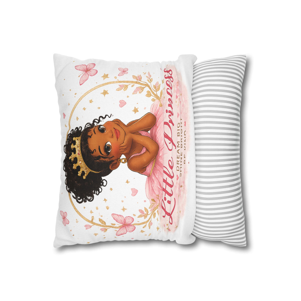 Little Princess Decorative Pillowcase — "Little Princess: Dream Big, Shine Bright, Be Kind"