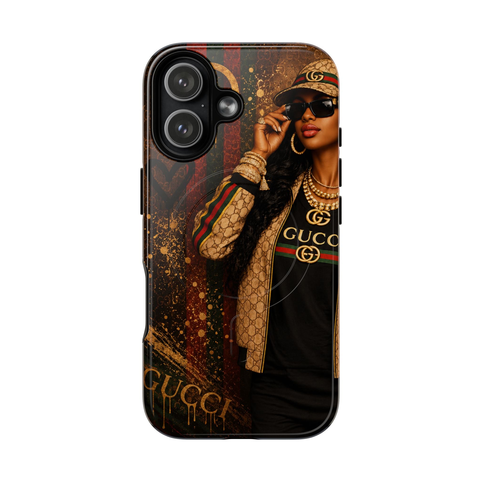 Phone Case — Luxury Street Style Gucci Design Tough Magnetic Case