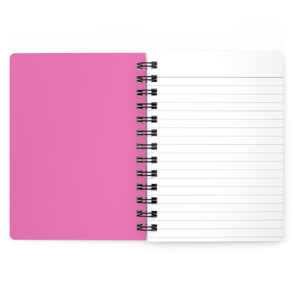 Confident Girl Composition Book Spiral Bound Journal | Back to School Pink